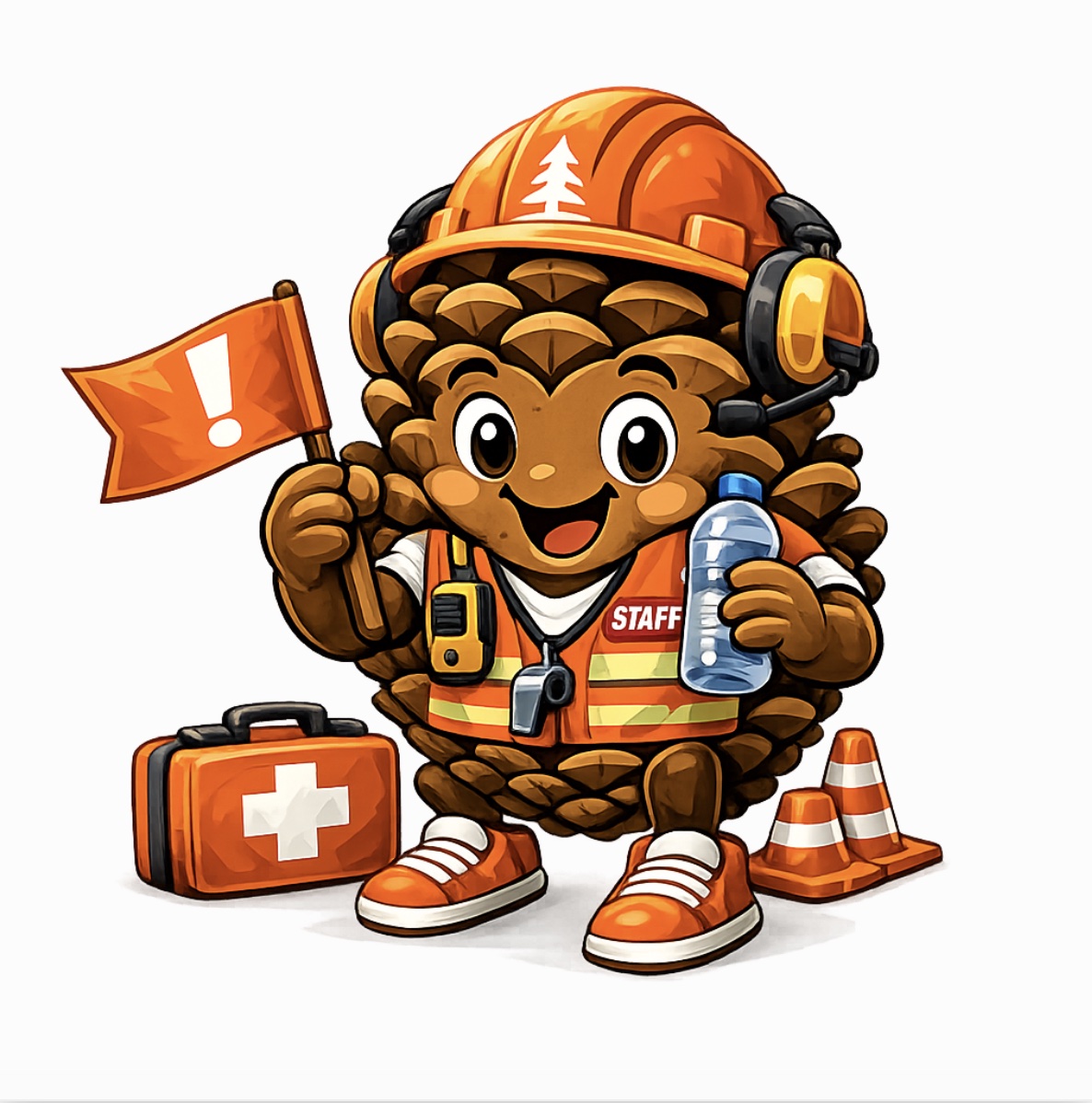 Le Babet bénévole, mascotte de La Course des Babets