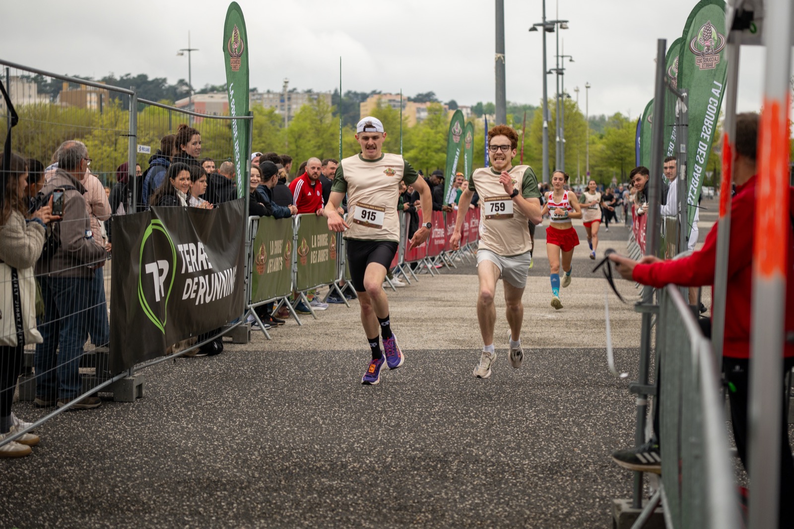 Arrivée de la 1ère édition du 5 km des Babets
